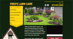 Desktop Screenshot of fredslawncarenj.com
